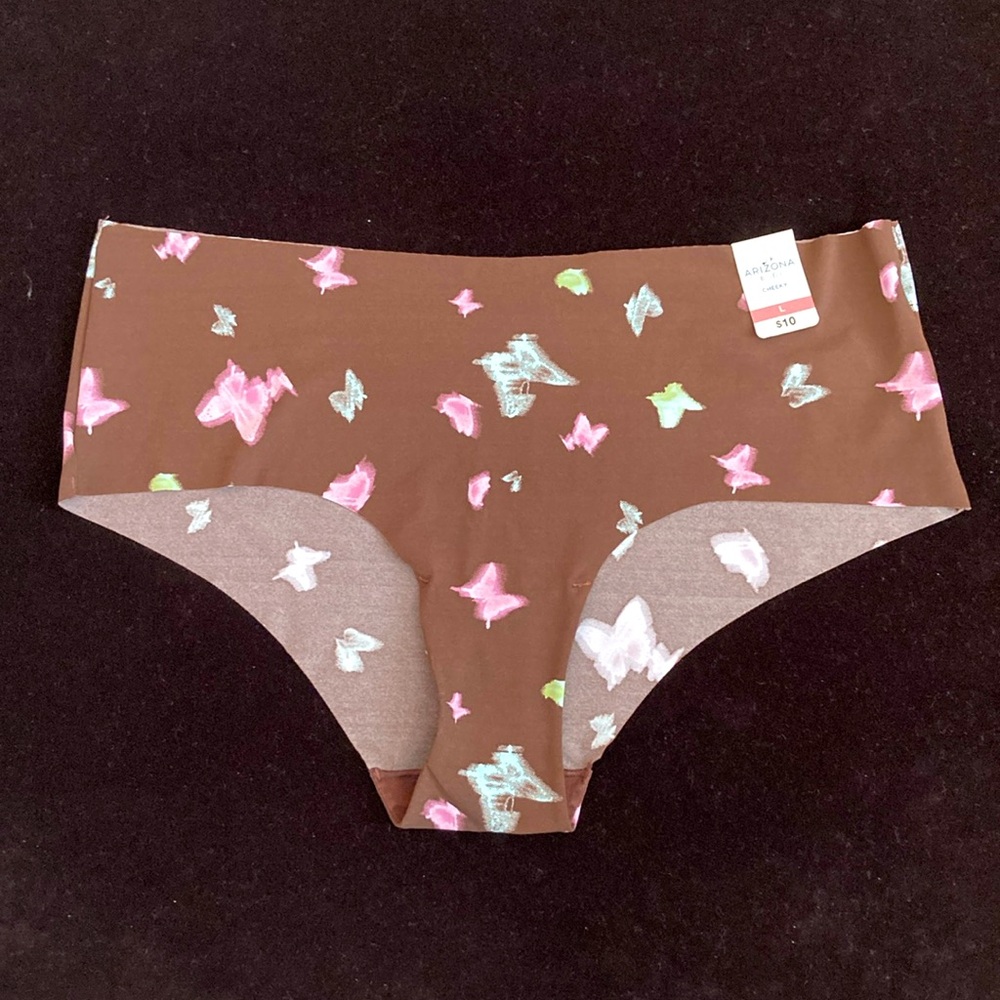 Arizona L Cheeky No Show Panty NWT